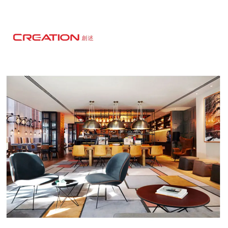 Atelier M Hotel Restaurant Luxury Upholstered Leather Canteen Furniture For Hotel Project