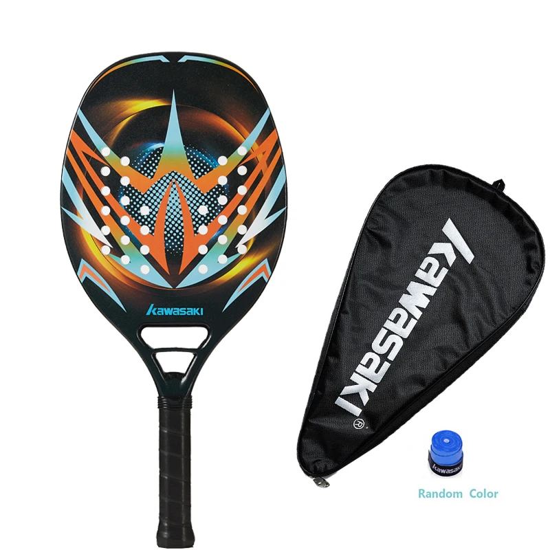 2021 Custom Design Plate Tennis Racket Carbon EVA Foam Core Lightweight Beach Tennis Racket