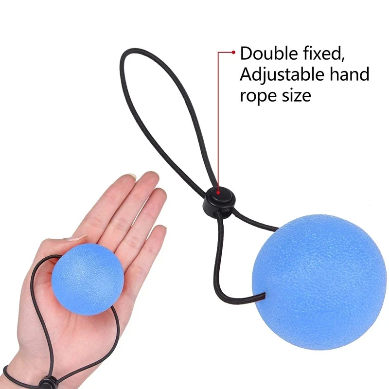 Hand Grip Stress Ball Portable Squeeze Stress Relief String Balls