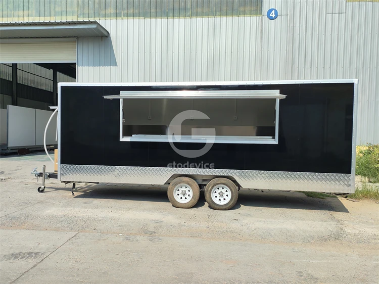 Deep Fryer Trailer French Fry Pizza Cart Sale Coffee Cart Ice Cream Trucks Food Concession Standard Food Cart Equipment