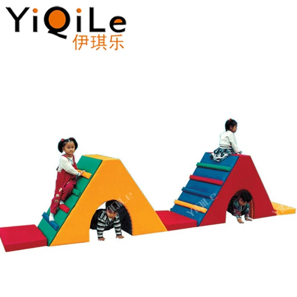 Multifunctional Wave soft play climbing toys Track hot sale tunnel soft play equipment