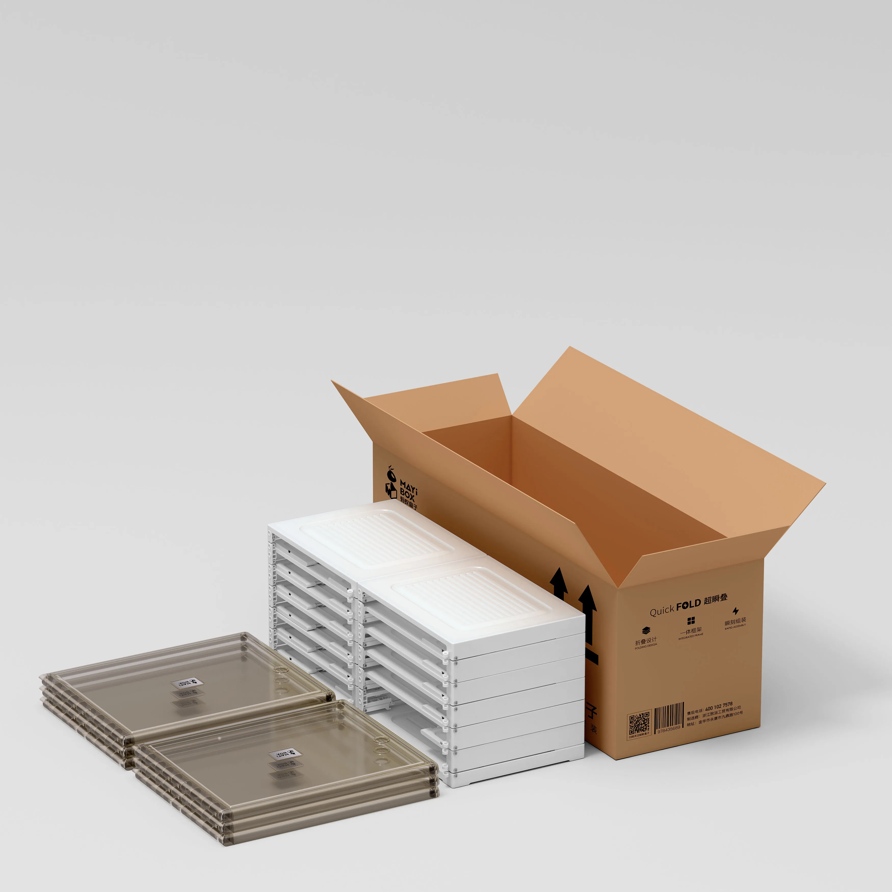 factory supply moveable shoe organizer rotating home storage & organization set of storage boxes