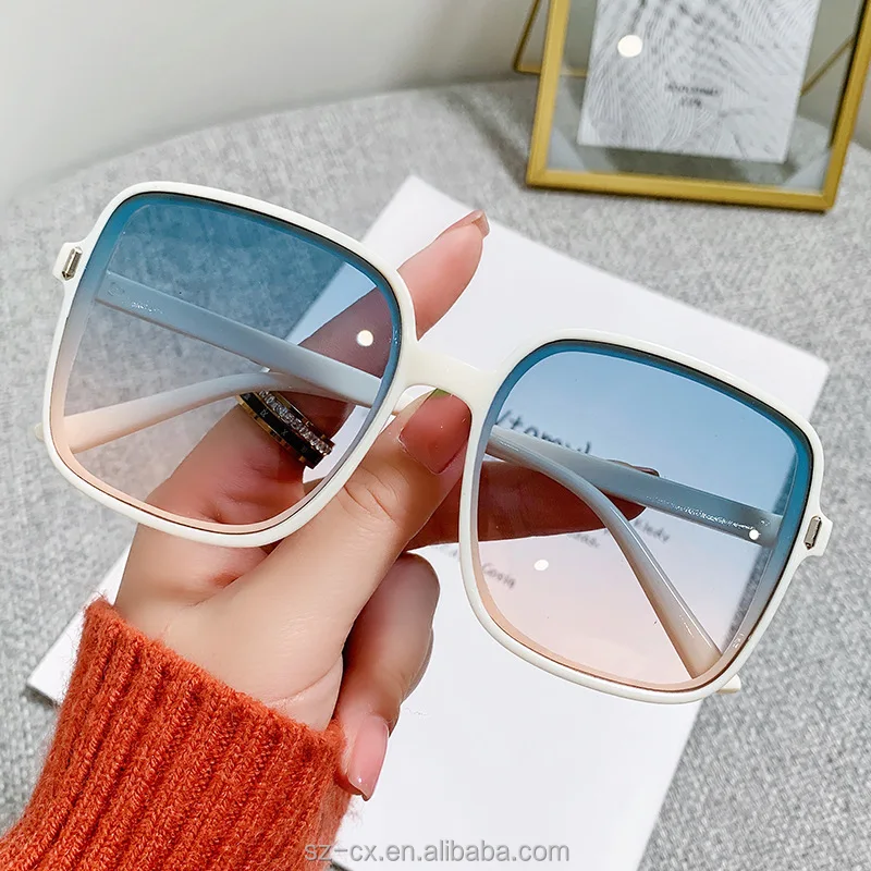 2022 fashion high quality ladies UV400 square vintage designer shades sun glasses sunglasses anti-uv Retro girl women sunglasses