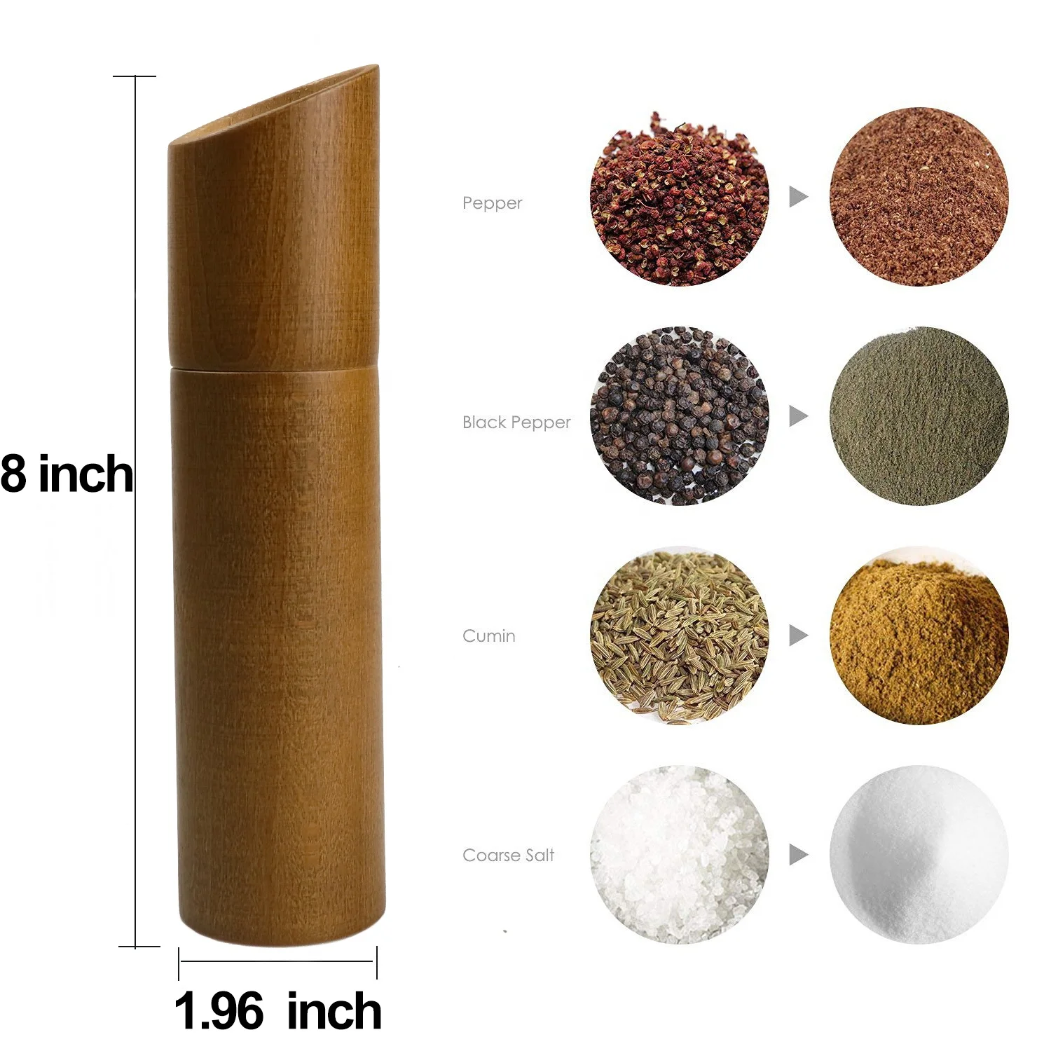 
Manual spices grinder kitchen hand mill 