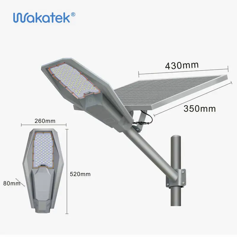 Светодиодные солнечные фонари WAKATEK 300 Вт для сада светодиодный наружный проектор солнечный