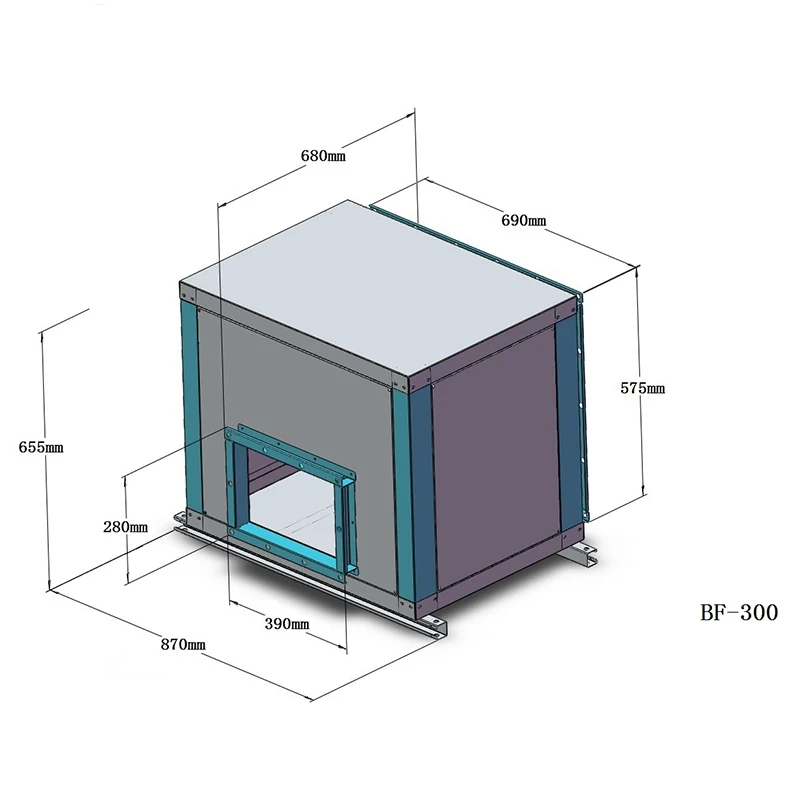 exhaust fan for kitchen chimney cabinet type high speed low noise centrifugal fan