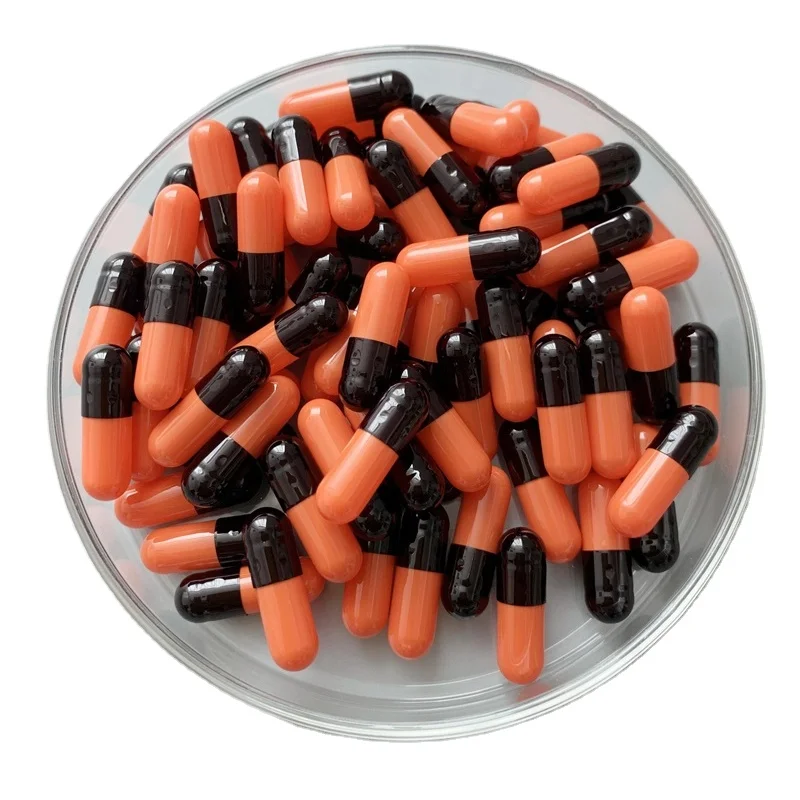 Customization of widely used Vegetarian capsules transparent separated empty capsules