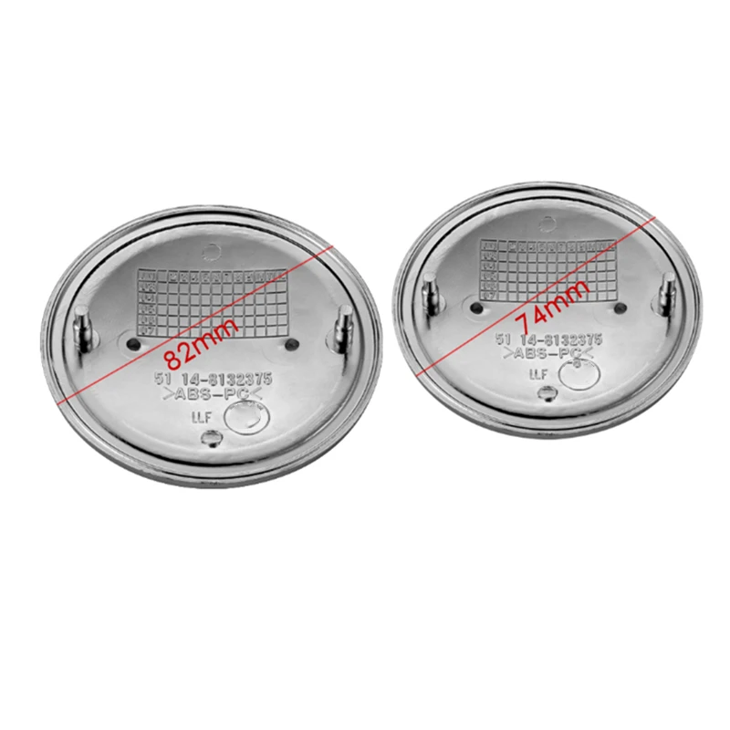 82mm 74mm Blue Black Carbon BONNET Hood Front Rear Trunk Logo emblem badge for E36  E38 E39 E46  E90 E60