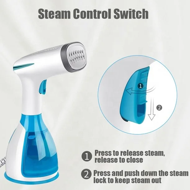 Wholesale supplier popular home appliance handheld garment steaming iron Portable clothes fabric hanging Garment Steamer