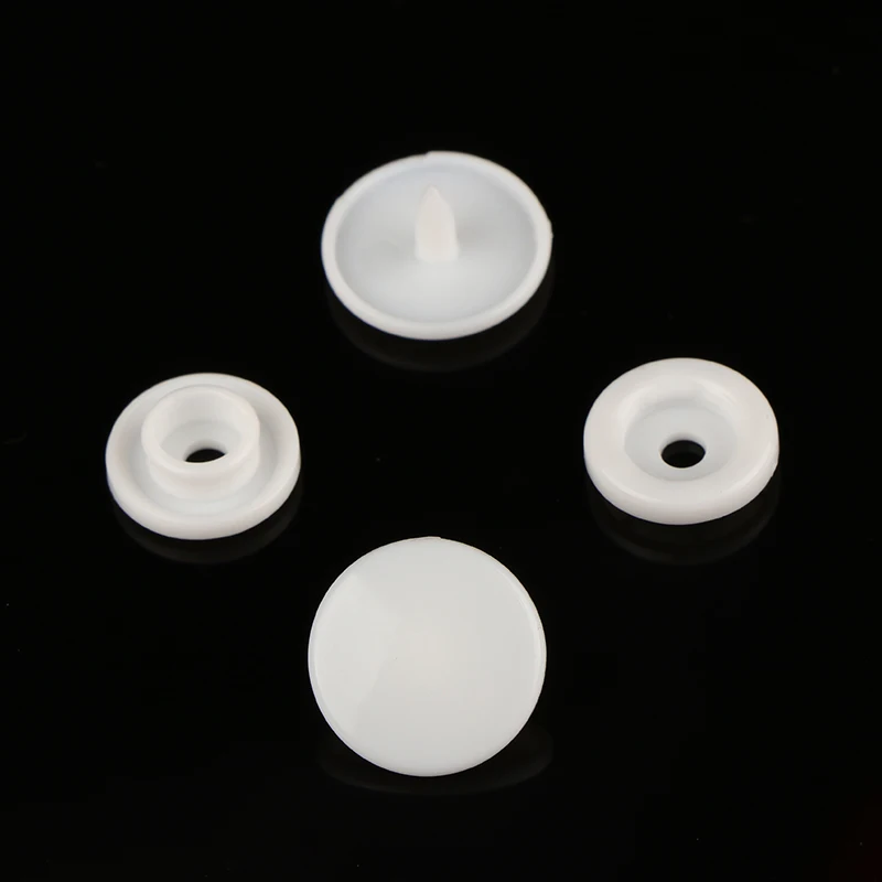 Factory Direct Cheap 14mm Durable Plastic Snap Fastener Buttons For Labor Uniforms Raincoat PVC Bags