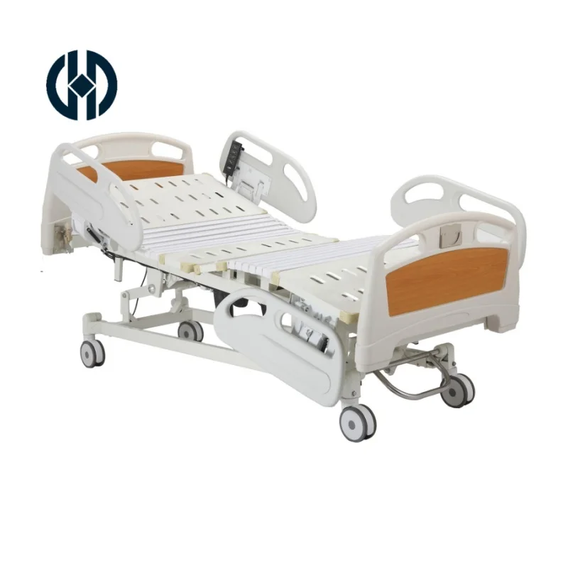 New tech high quantity Manhua Hot Selling electric Motorized medical five Functions Electric hospital bed with bed mattress