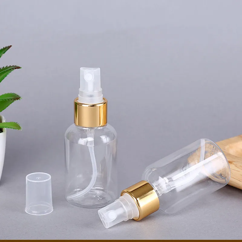 60 Ml 50 Ml Pet Hand Sanitizer Bottle Plastic Mist Spray Pump Bottle 2oz 1.7oz With Mist Sprayer Pump