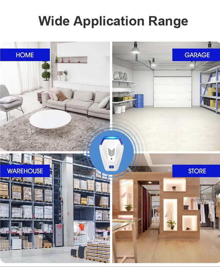 Made In China Dependable Quality Ultrasonic Repeller Variable Frequency Mosquito Repellent