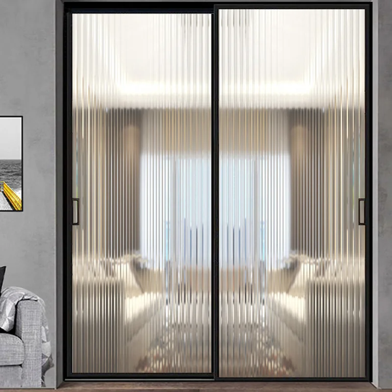 Aluminum Alloy Sliding Shower Enclosure Doors Glass Interior Sliding Clean Room Door