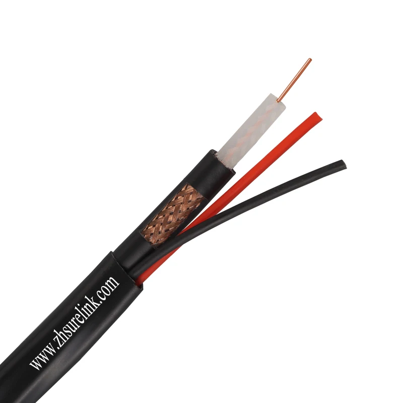  Коаксиальный кабель с тройным экраном 75 Ом коаксиальный RG6 RG11 RG58 RG59 + 2C KX6 для спутниковой системы