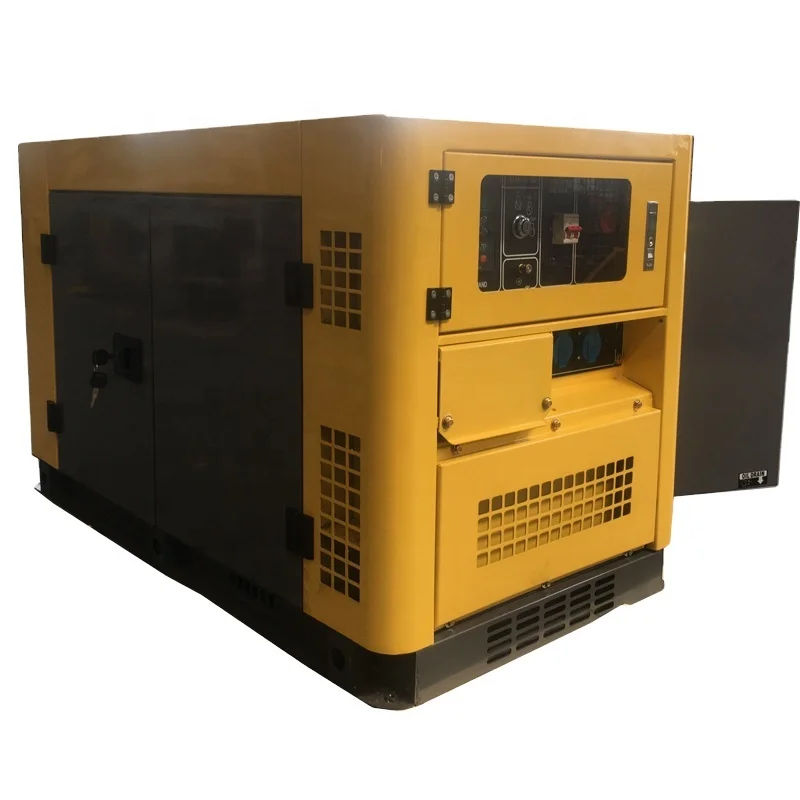 Factory price  Three phase 50HZ 12W 15kva  engine 403D-15G2 soundproof diesel electric   generator set for sale