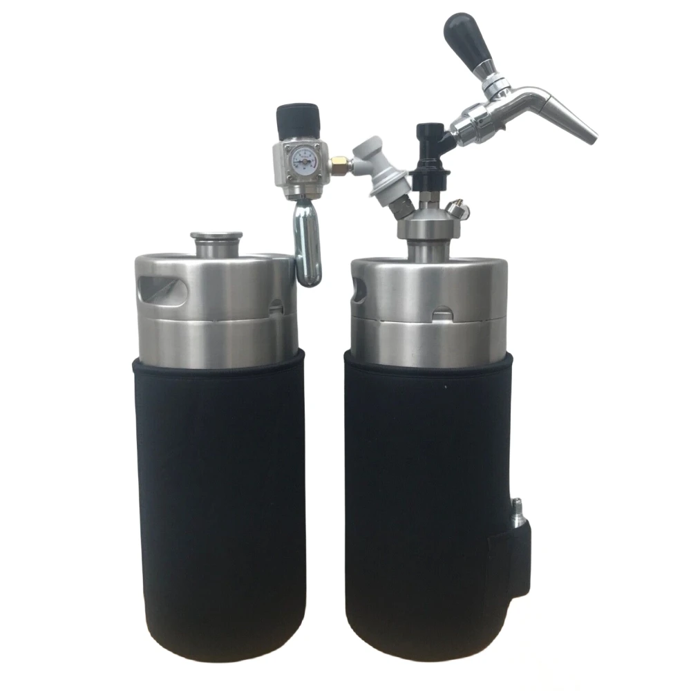 Keg Jacket Neoprene  Insulated Beer Fits 5L Mini Keg Carry Strap Homebrew Beer Brewery Keg Jacket 1L 3.6L 5L 10L 20L 30L 50L