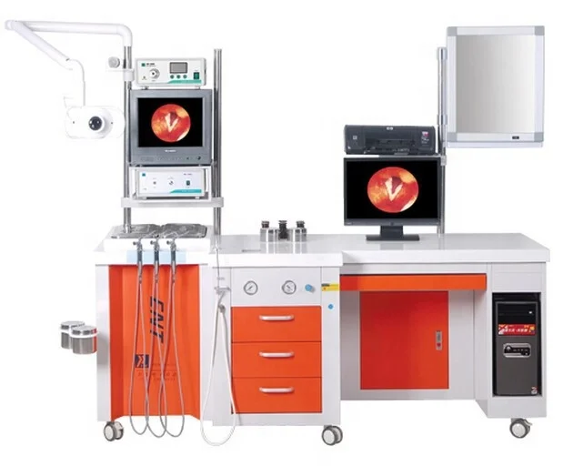 Economical ENT treatment unit device with camera and recording system