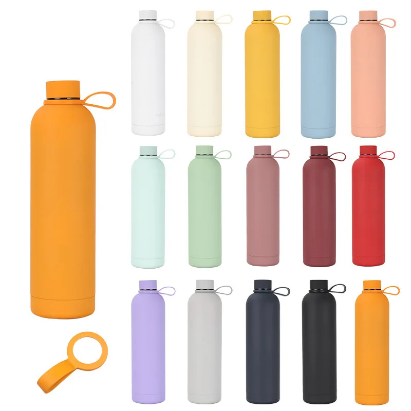 BPA Free Stainless Steel Sport Bottles Gym Hiking Thermal Travel Cup Thermos Hot Water Bottle Vacuum Flask