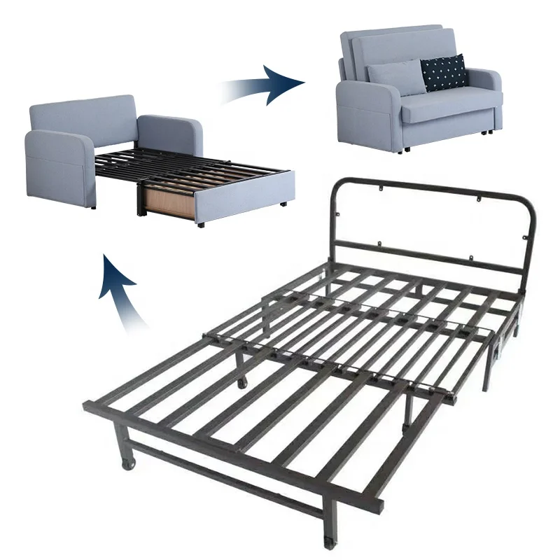 
Low MOQ adjustable sofa bed steel frames for Living Room sofa 
