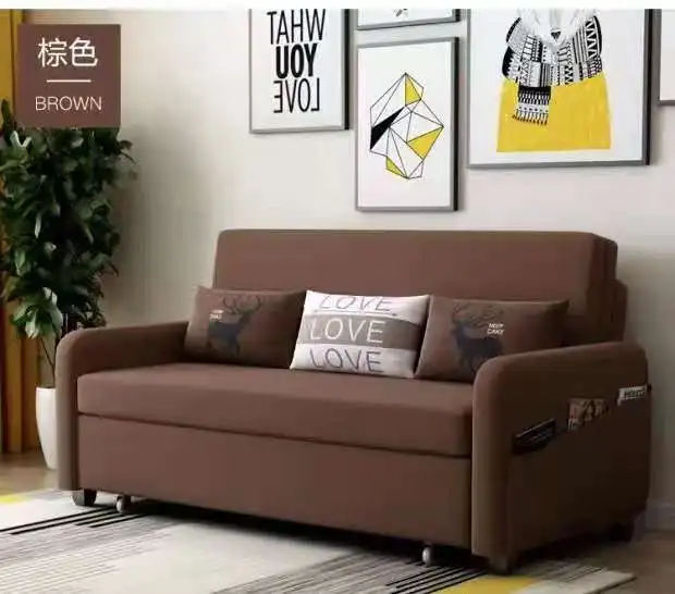 New Design Easy Assembled Space Saving Smart Furniture Folding Bed king size queen size platform metal bed frame