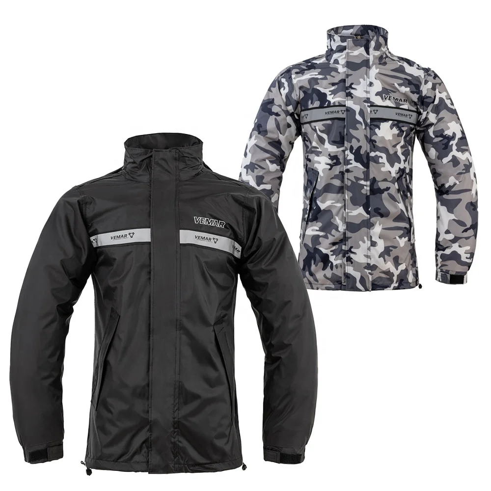 VEMAR Motorcycle Raincoat Rainstorm Prevention Jacket Camping Hiking Fishing Raincoat Motorbike Raincoat Motorcyclist Rider Rain