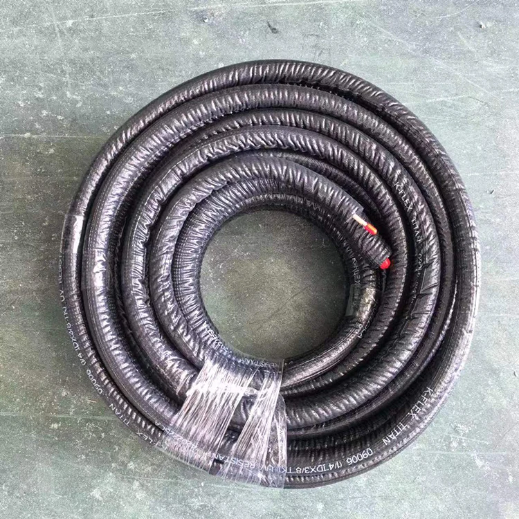 Standard HVAC K-FLXE Mini Split Copper Line Set Insulated Copper Pipe for Air Conditioning