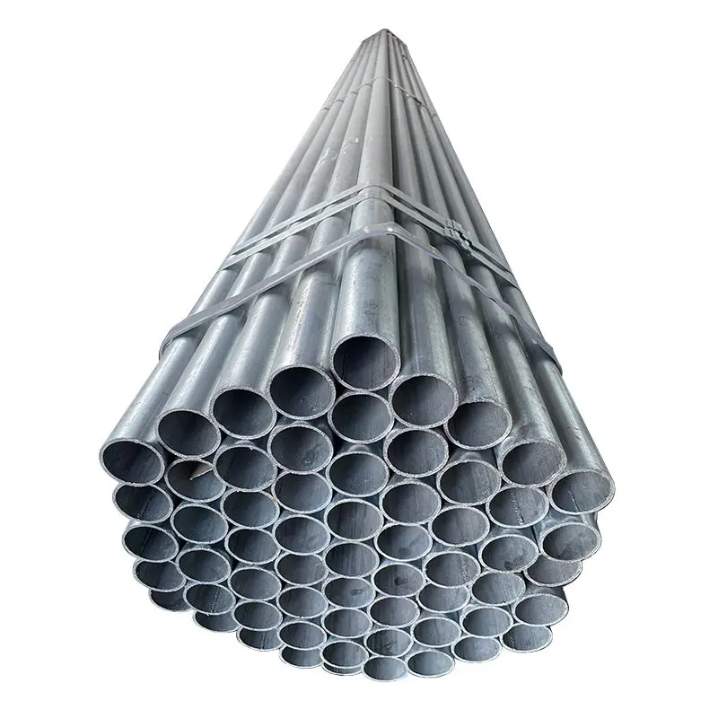 China Factory Inch ASTM A53 BS 1387 MS Pipe Hot Dipped Galvanized Steel tube GI Pipe Pre Galvanised Steel Pipe