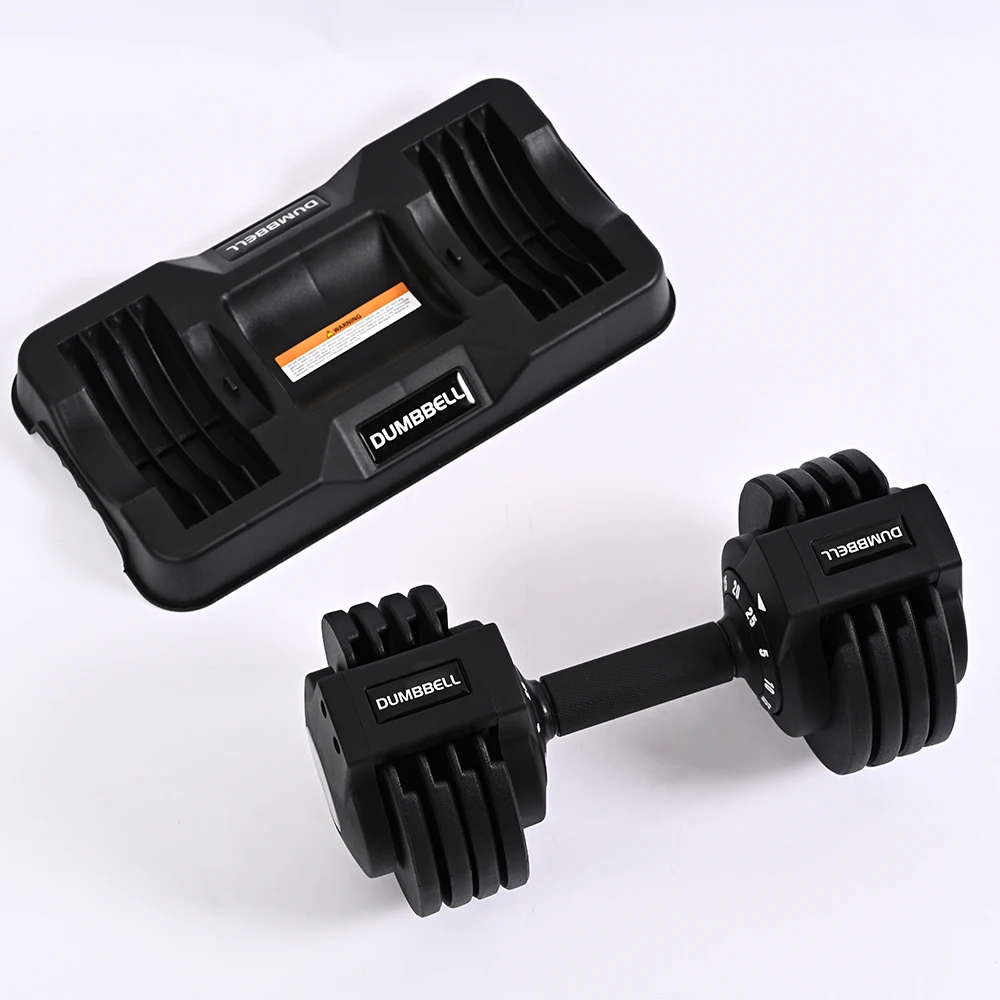 25 lbs with Fast Automatic Adjustable and Weight Plate for Body Workout Home Gym adjustable dumbbell adjustable