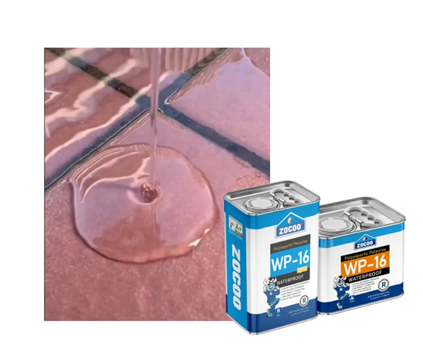Sustainable Transparent Coating High Elasticity Waterproof Roof Coating For Swimming Pool Waterproofing