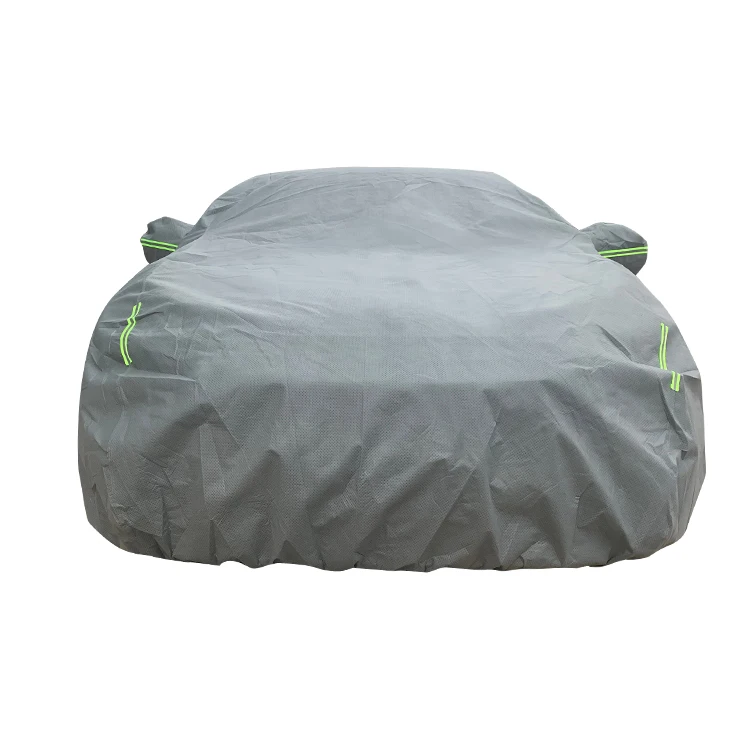 Non Woven Fabric Strong and Durable Car Cover 99% Universal Car Waterproof Four-season Protection with Quality Warrantee
