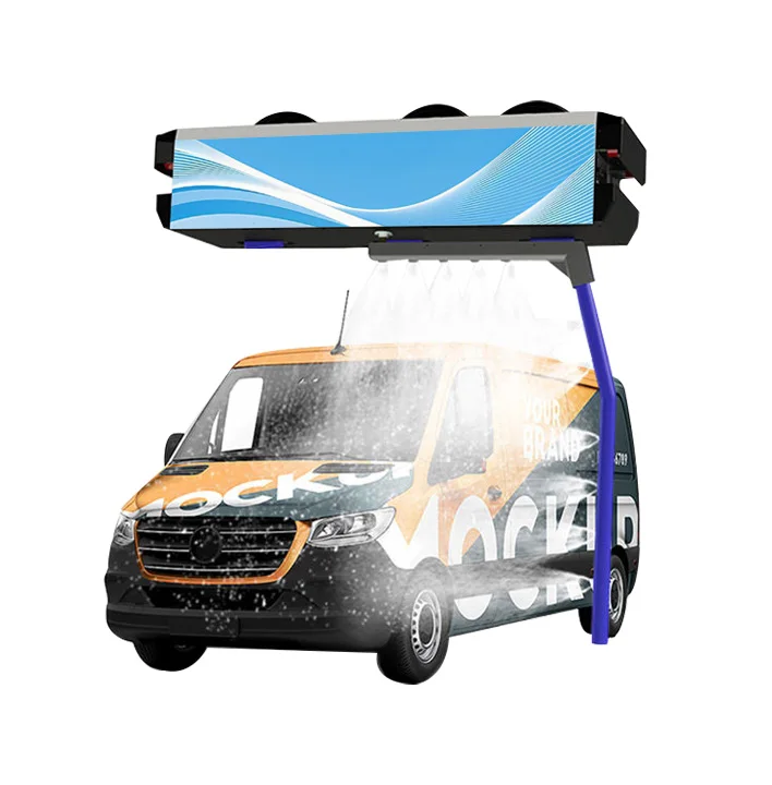 self service system equipment tool set tunnel full dry touchless machine automatic wash car