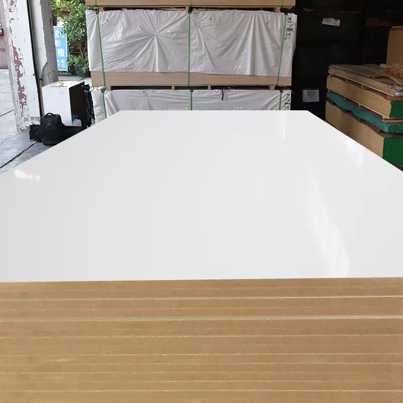 2100x2800mm  double sides Laminated white melamine MDF for doors 5mm 8mm 9mm
