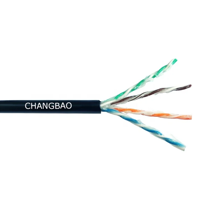 With gelly resistant direct burial utp lan ethernet networking cat5e outdoor waterproof cable ethernet cable guangdong