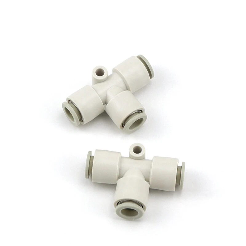 SMC Pneumatic PU Pipe Connector Model T Straight Quick Plug Connector Fittings KB2T/KQ2T Series