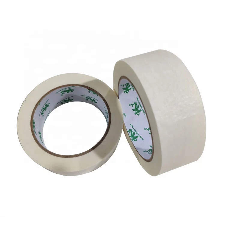 High Temperature Resistant No Residue Automotive Crepe Paper Masking Tape for Refrigerators