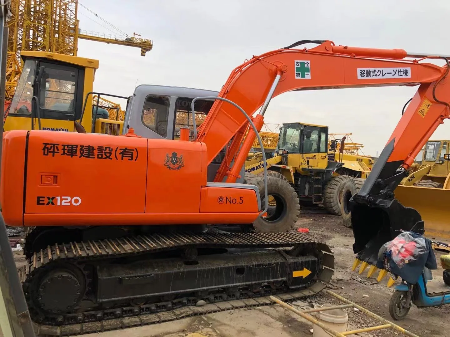 Used Hitachi Ex120 Excavators Good Condition 12 Ton Cheap Ex120-2 Ex120-3 Ex120-5 Japan Original for Sale