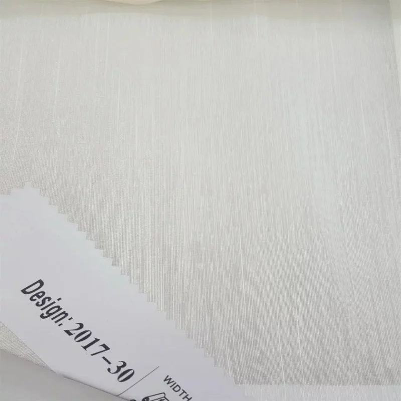 Fancy Thick Plain Style Linen Voile Curtain Net Material Fabric for Window Curtain
