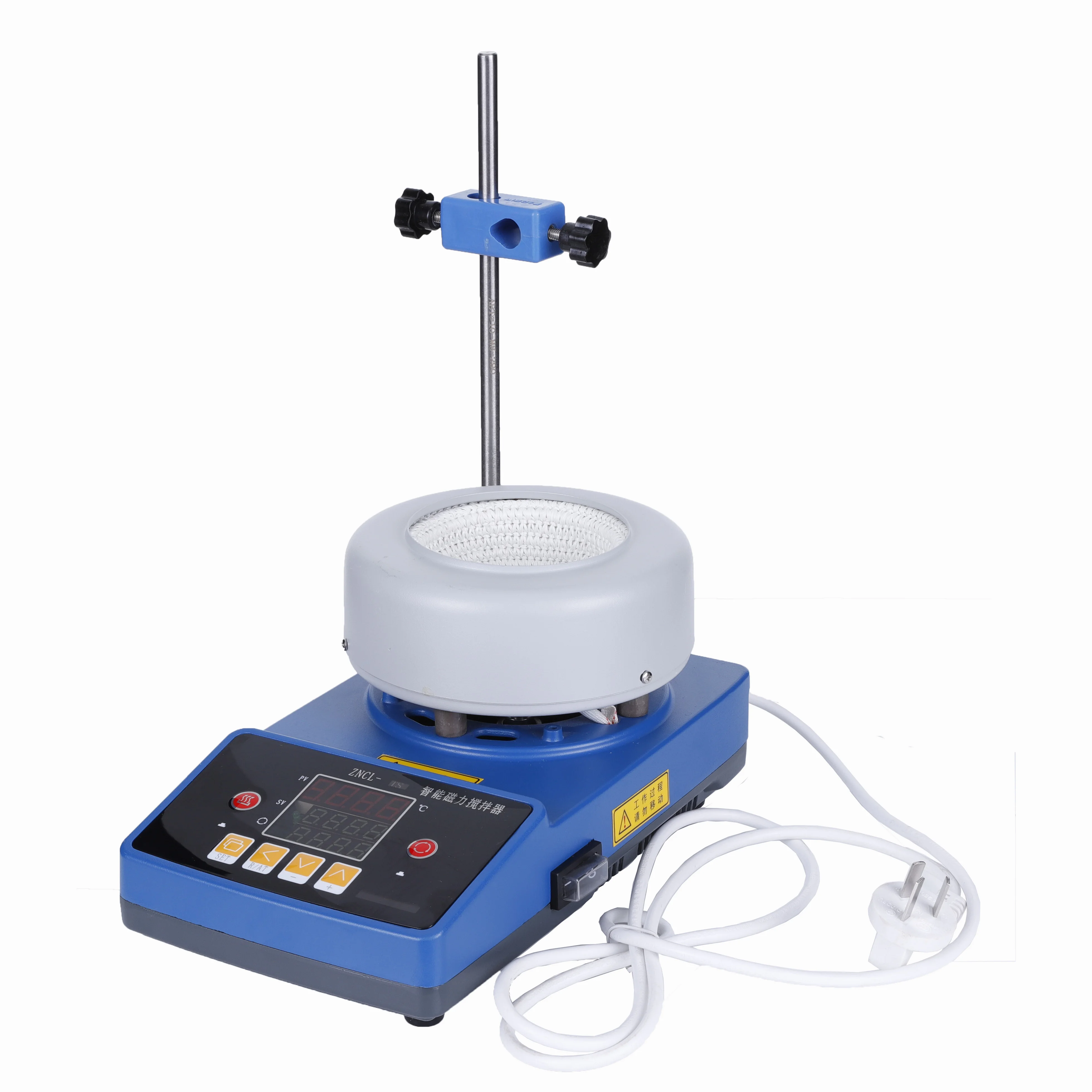 Европейским сертификатом соответствия, 50 ~ 5000 мл лаборатории интеллигентая (ый) ЖК-дисплей цифровой помешивающая электрическая нагревательная хламида ZNCL-TS серии