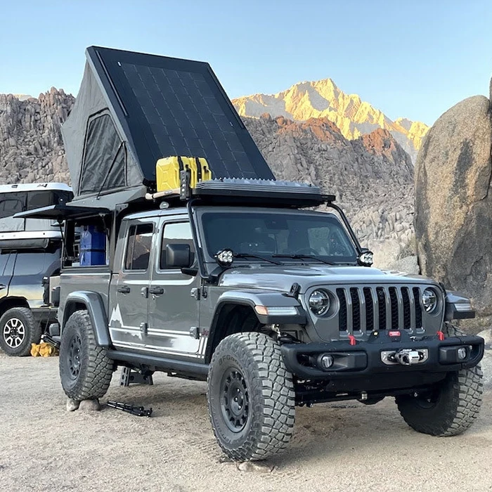 Dual/single/extra 4X4 Cab Aluminum Ute Tray And Canopy For Pickup Truck