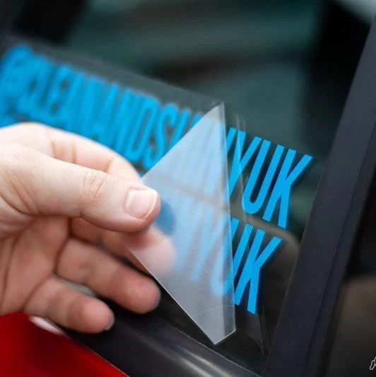 Top Quality Outdoor Vehicle Use Custom Logo Letter Die Cut Vinyl Decal Transfer Car Stickers Car Window Sticker