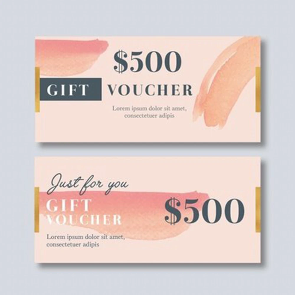Custom printing scratch off cash coupon gift voucher even lottery ticket booklet gift token with serial numbers