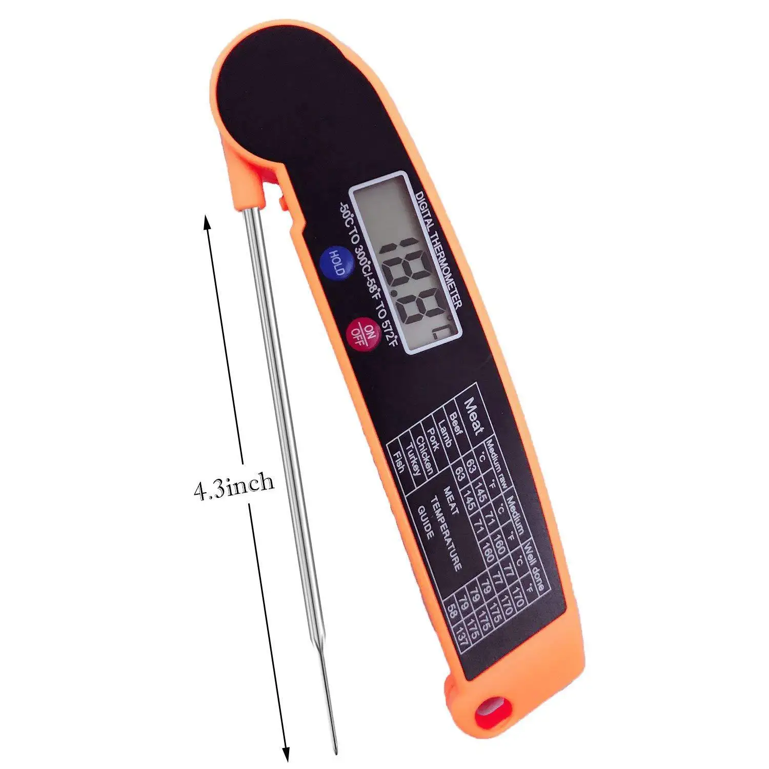 Syh1184 Accurate Food Electronic Thermometer Digital Kitchen Food Meat BBQ Barbecue Thermometer with Pop Up Probe