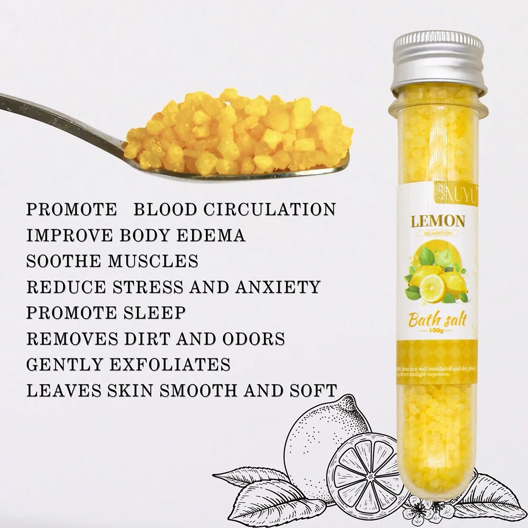 Body Foot Bath Salt For Tube Relaxing Muscle Tension After Exercice Aromatherapy Scented Spa Relax Sea Salt Soak Bath Salt