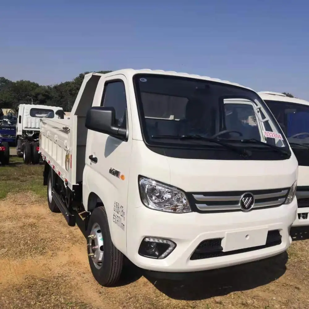 China sells cheap light truck dump trucks Foton truck on sale