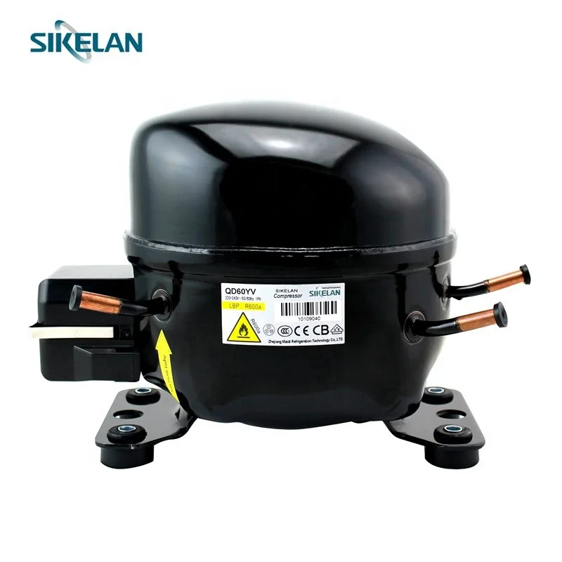 MX-QD60YV SIKELAN 1/7- hp refrigeration compressor R600a 220v LBP mini refrigerator compressor cooler compressor