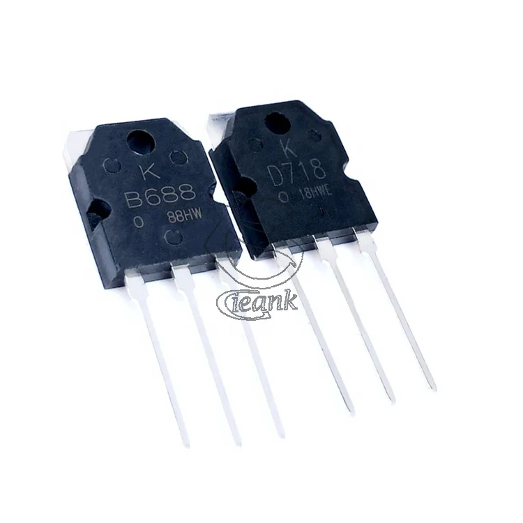 KTB688-KTD718 B688-D718 2SB688-2SD718  80W KEC audio amplifier pairing transistor