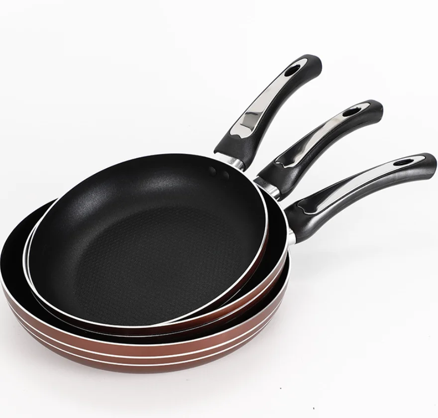 26cm Aluminum non-stick fry pan with induction bottom