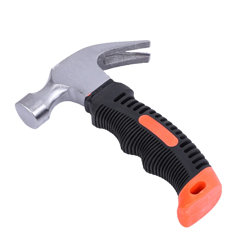 High Quality Rubber Handle Multifunctional One Piece Forged Claw Hammer