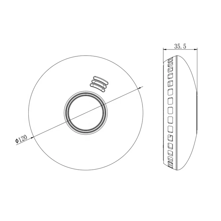 Производство INTERTEK, одобрено, беспроводной соединенный детектор дыма